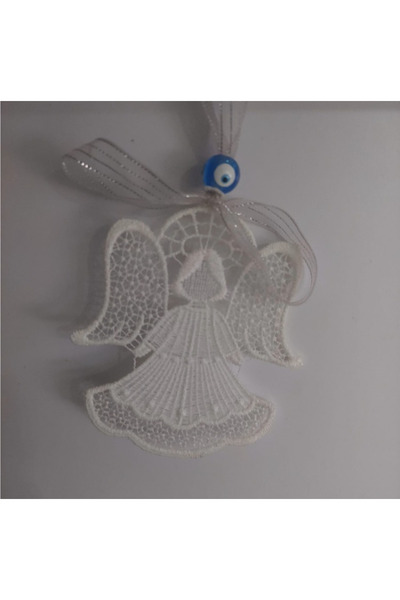 esdekor 10X9Cm Lace Applique Angel Evil Eye Beaded 1 Piece