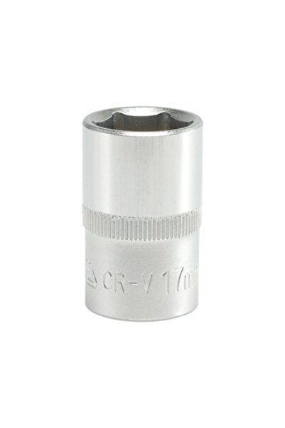 yato Cheie tubulară scurtă Cr-V-YATO, diametru 1/2 inch, dimensiune 17 mm