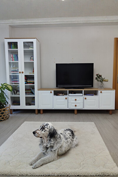 Avm 24 Life TV Ünitesi ve Kitaplık Seti %100 MDF