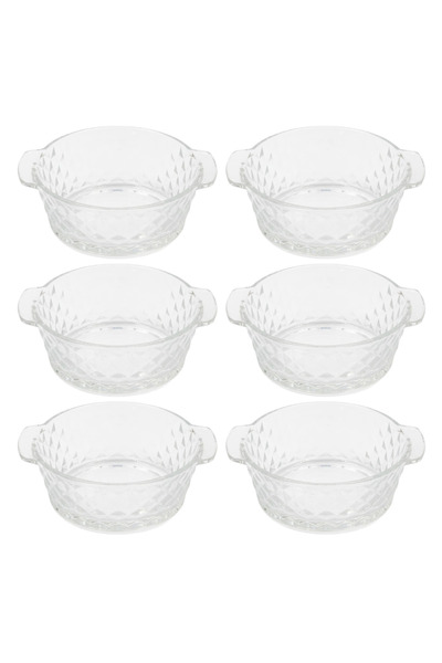 Generic Pyrex decorative set, 6 pieces, diameter 10