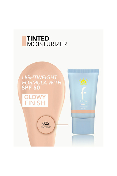 Flormar مرطب ملون - عامل حماية من الشمس 50