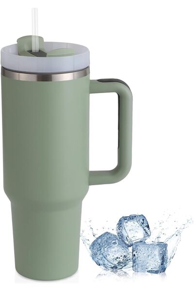 Generic كوب سفر معزول مزدوج الطبقات من الفولاذ المقاوم للصدأ مع غطاء مقاوم لل...