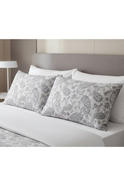 Taç Floral Pattern Pillowcase Set. 2 Pieces of 50X70 Cm. 100% Cotton