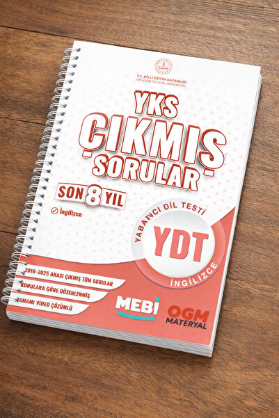 Yetsis Yayınları YDT İngilizce Çıkmış Sorular - Güncel Baskı Son 8 Yıl (2018-...