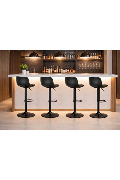SADANHOME Stylish bar stool with adjustable height – a modern touch for kitch...
