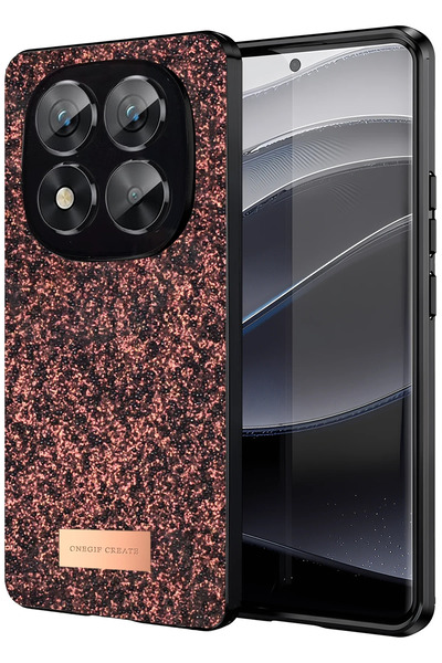 ONEGIF Lvsqvr Xiaomi Redmi Note 14 Pro 5g Bright Silvery Cover - (170901) Dee...