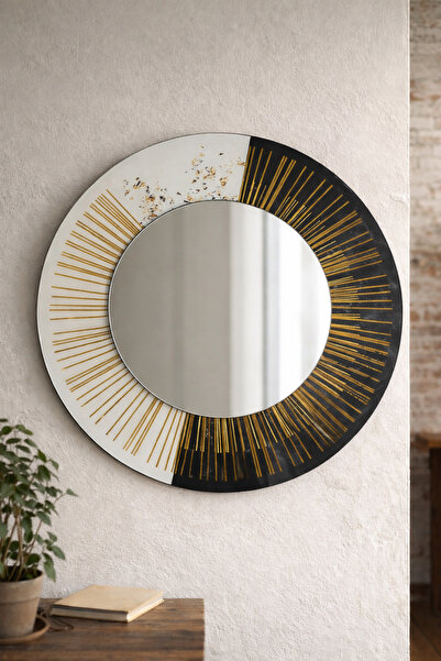 CONCEPT CAM MODERN GOLD DETAYLI DEKORATİF AYNA