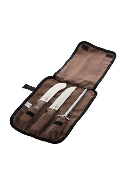 Fayafi Dirati Fiafi Slaughtering and Skinning Knife Set, 3 Pieces - with Manu...