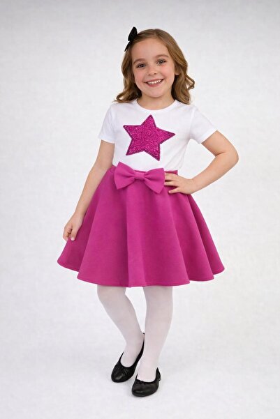Kuraff Giyim Girl Children's April 23 October 29 Special Design Show Suit