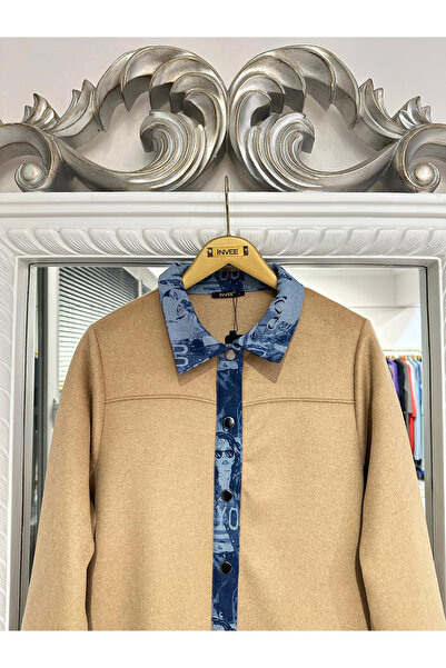 Invee Kaşe Pardesü - Camel