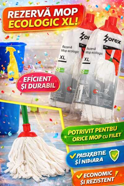 OEM Zorex Pro XL Mop Refill – High Cleaning Power, Extended Durability