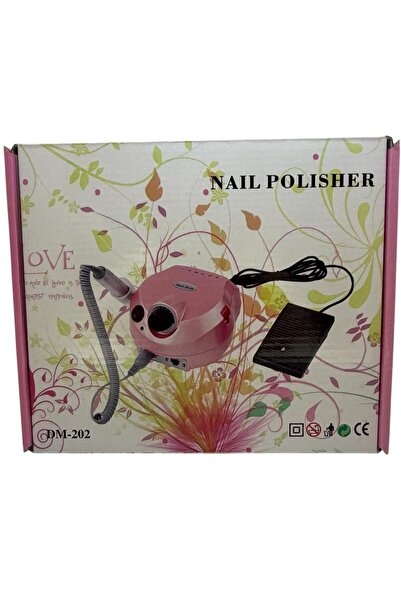 NAIL Professional Nail File DM-202, Pink, Electric File 35000 RPM, Set of Mil...