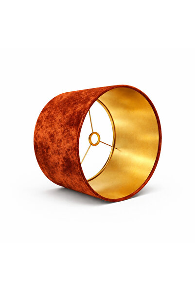 Mivera Maison DEKORATİF KADİFE KAPLAMA ABAJUR BAŞLIĞI (35x20cm)