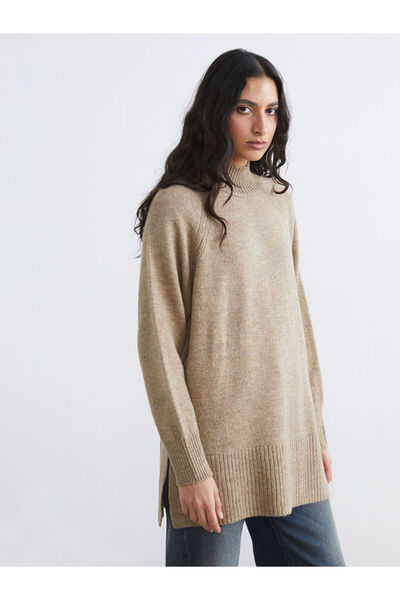 LC Waikiki Sparkling Choices from Shining Store Fisherman Roba Collar Loose F...