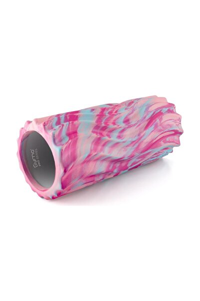 Gymo Про серия вълнообразен пяна ролка Пилатес масаж ролка РОЗОВО ЛИЛАВО