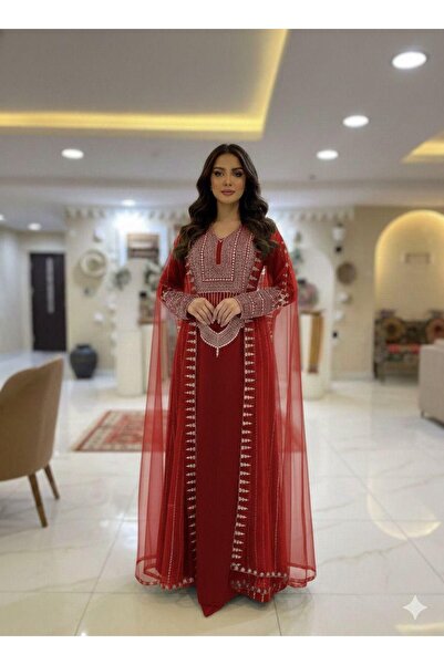 tsuwahen Luxurious Asiri dress in red