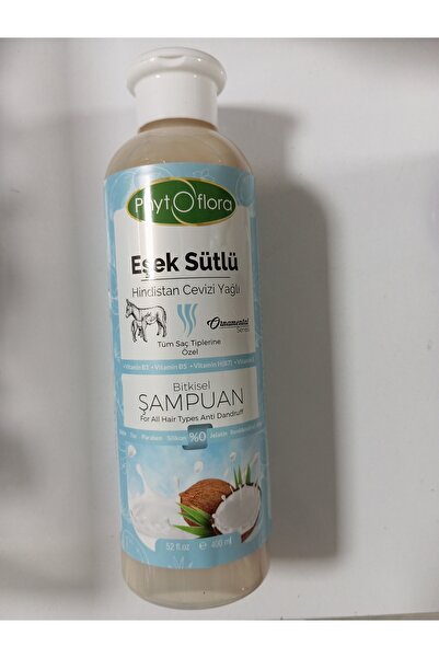 Phytoflora EŞEK SÜTLÜ HİNDİSTAN CEVİZİ YAĞLI ŞAMPUAN 400ML
