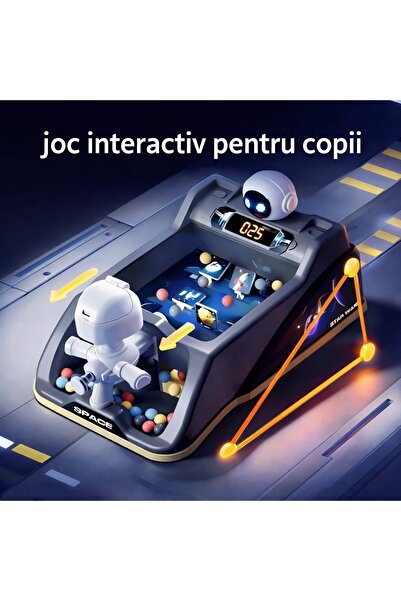 kizu Interactive Game for Boys with Robot and 40 Balls, Futuristic Pinball Model