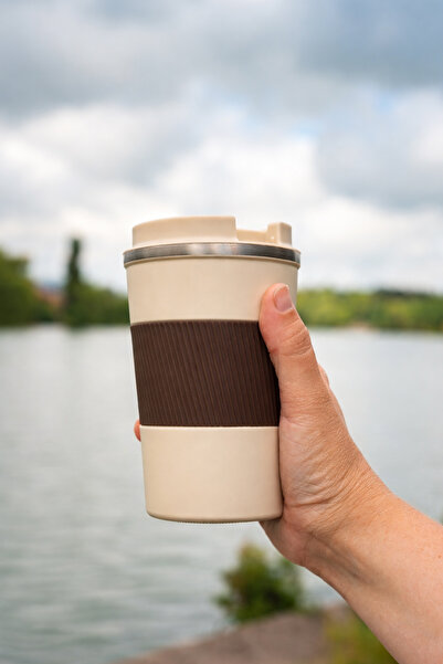 tusah Kahve Tonlu 0,47 Litre Çelik Termos Bardak