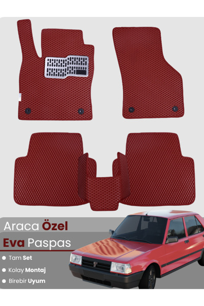 stiloto Tofaş Şahi̇n (1981-2002) Compatible Eva Floor Mat Full Set – Car Mat,...