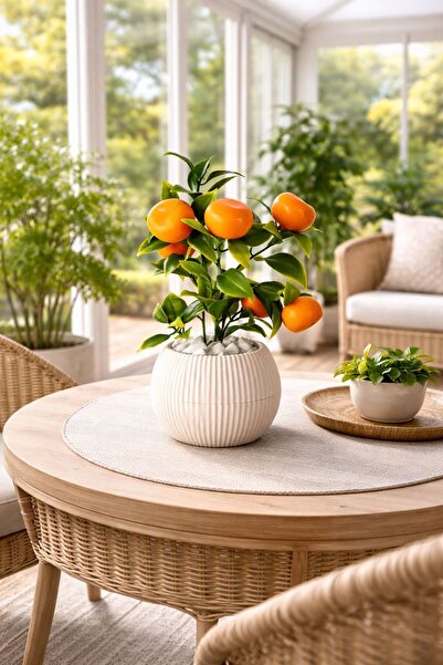 etxShop زهور صناعية فاخرة من أزرق بلون الكوبالت حجرًا من نوع إيدا، زينة لسطح ...