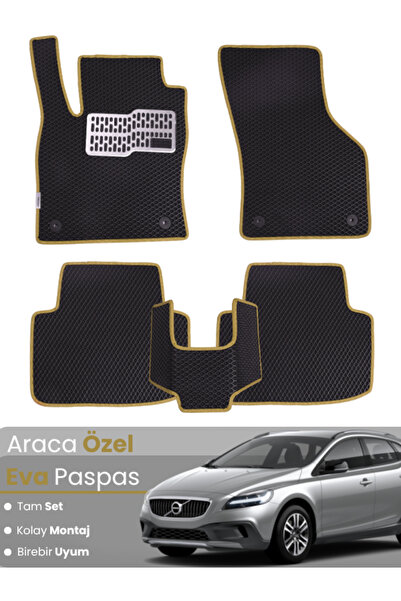 stiloto Volvo V40 Cross-Country (2012-2019) Compatible Eva Floor Mat Full Set...