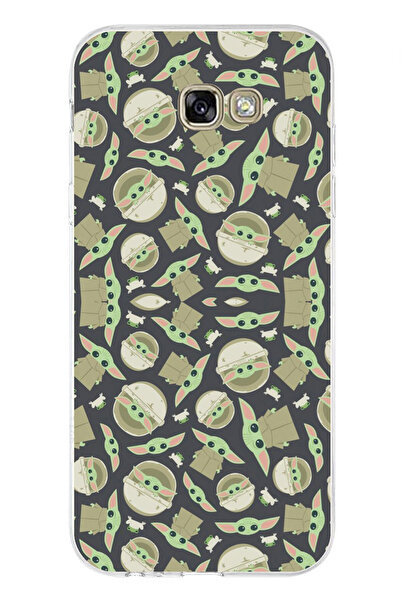 TechTree Samsung Galaxy A7 2017 Compatible Tiny Yodas Wallpaper Printed Silic...