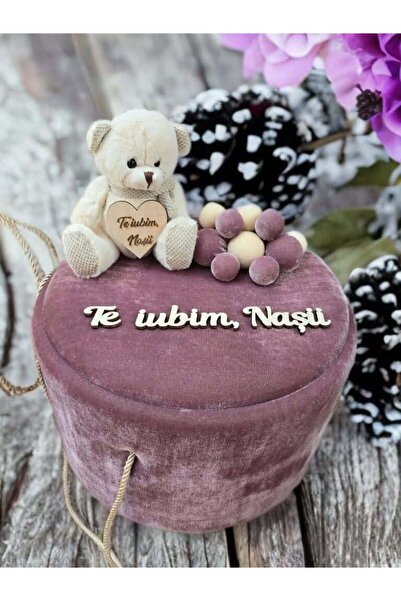 OBSIDION SPONGE VELVET box - suitcase transport - dark pink