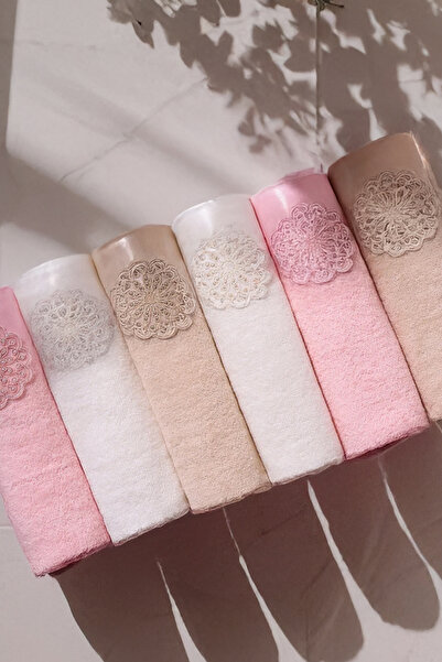 Çeyizim Asena 6'lı Premium 30x50 cm El - Yüz - Mutfak Havlusu | Çeyizlik Havl...