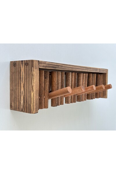 Doruk Ahşap Atölyesi Masif Ahşap Gizli Askılık