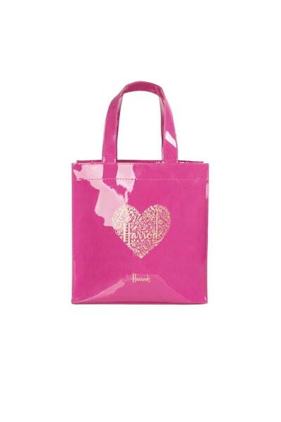 Generic Shiny Fuchsia Handbag - Harrods Design- Small