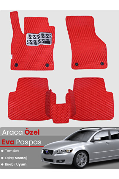 stiloto مجموعة كاملة من دواسات EVA متوافقة مع سيارة فولفو V50 ستيشن واجن (200...