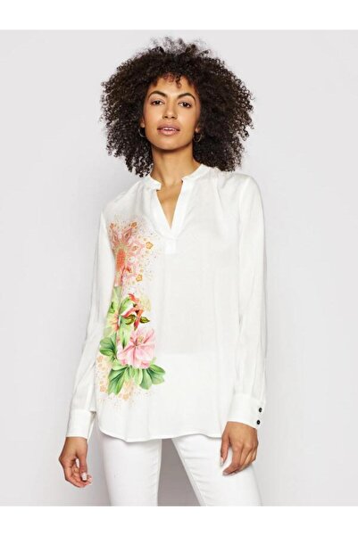 Desigual Bluza Desigual, Alb, 21SWBW66