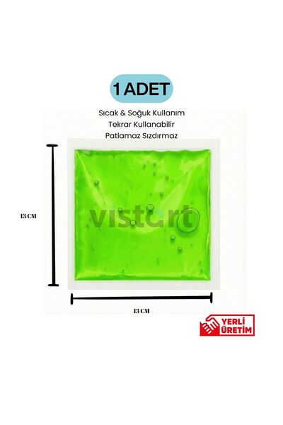 Sıcak Soğuk Jel Kompres Torbası – Yeniden Kullanılabilir Buz Torbası, Isıtılabilir Jel Ped, Kas ve E