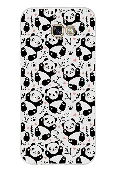 TechTree Samsung Galaxy A7 2017 Compatible Little Pandas Printed Silicone Case