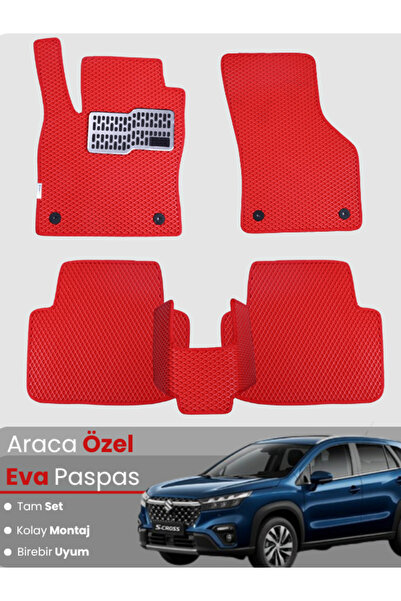 stiloto مجموعة كاملة من دواسات EVA متوافقة مع سوزوكي S-CROSS (2016-2021) - دو...