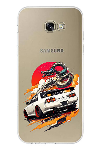 TechTree Printed Silicone Case with Gtr Sun Dragon Design Compatible with Sam...