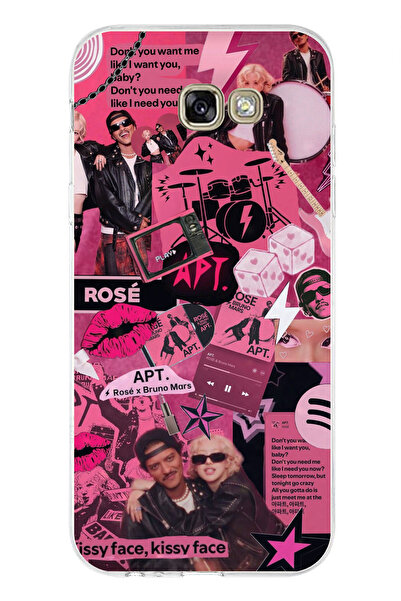 TechTree Samsung Galaxy A7 2017 Compatible Blackpink Collage Printed Silicone...