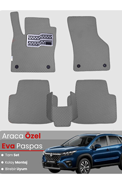 stiloto مجموعة كاملة من دواسات EVA متوافقة مع سوزوكي S-CROSS (2016-2021) - دو...