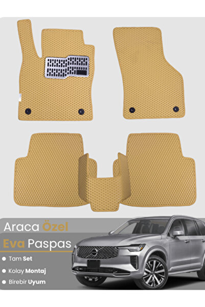 stiloto Volvo Xc90 (2014-2025)Compatible Eva Floor Mat Full Set–Auto Mat,Spec...