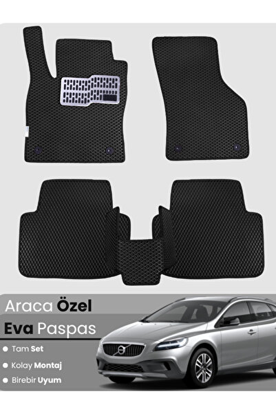 stiloto مجموعة كاملة من دواسات EVA متوافقة مع سيارة فولفو V40 كروس كانتري (20...