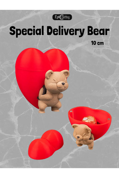 Epic Crafting "Special Delivery Bear" Gift Box – Giant Magnetic Heart Bear