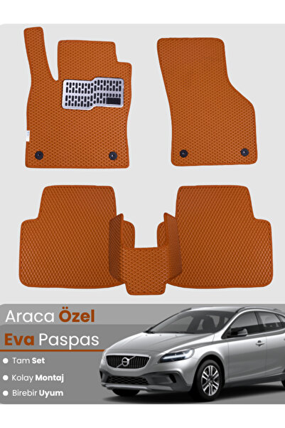 stiloto مجموعة كاملة من دواسات EVA متوافقة مع سيارة فولفو V40 كروس كانتري (20...