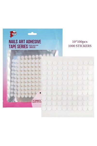 Pink Nails Double Adhesive Dots for Fixation