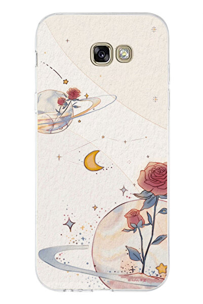 TechTree حافظة سيليكون متوافقة مع هاتف سامسونج جالاكسي A7 2017، بتصميم كوكب و...