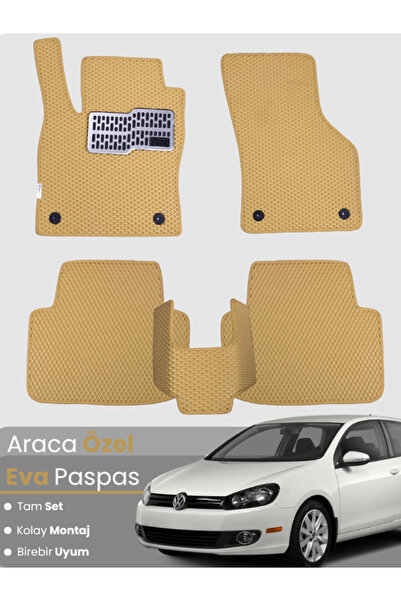 stiloto VOLKSWAGEN GOLF 6 (2009-2013) Uyumlu EVA Paspas Tam Set–Oto Paspas,Ar...