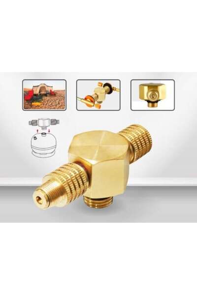 CAMPING FAMILY محول غاز مزدوج