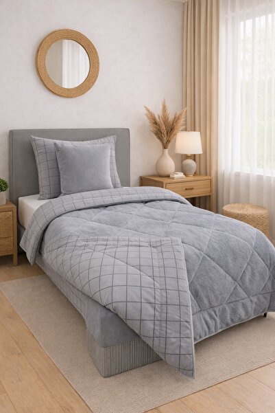 sternen glanz Velmira Cotton Patterned Double-Sided Wellsoft Single Quilt - P...