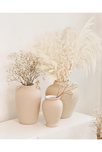 Hestia Home طقم مكعبات فازات سيراميك