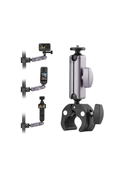 daki teknoloji Motosiklet ve Bisiklet İçin Kamera Montaj Kelepçesi GoPro - DJ...